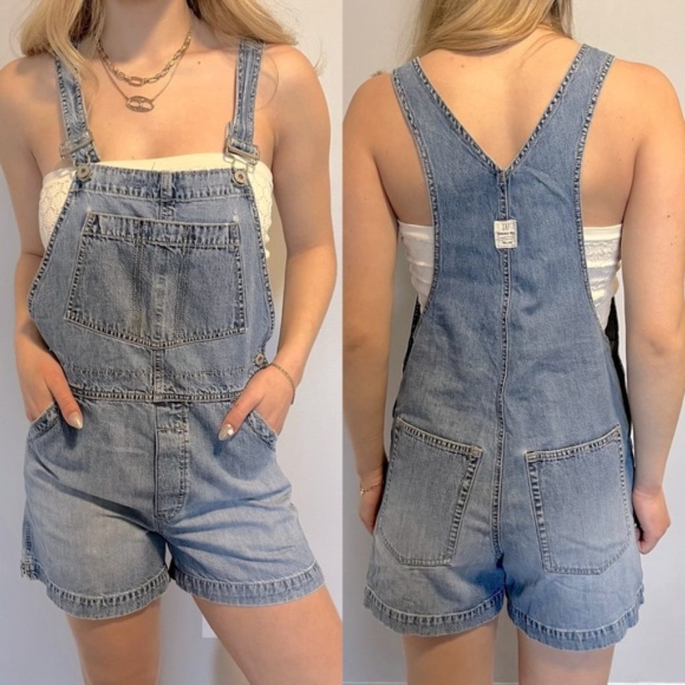 GAP Light Blue Denim Overalls
